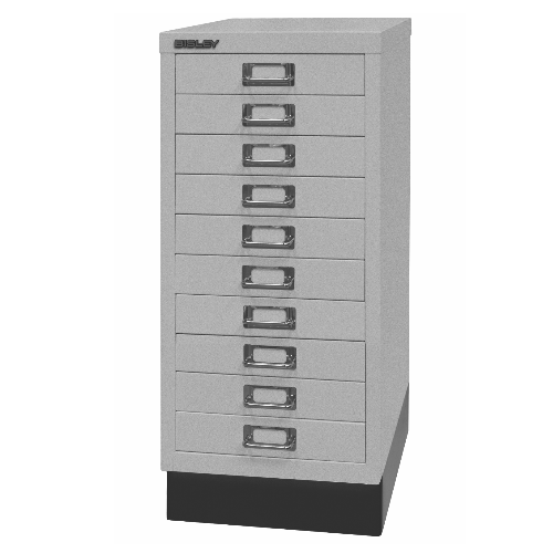 BISLEY MultiDrawer Schubladenschrank 29er Serie DIN A4 > 10 Schubladen à H 51 mm