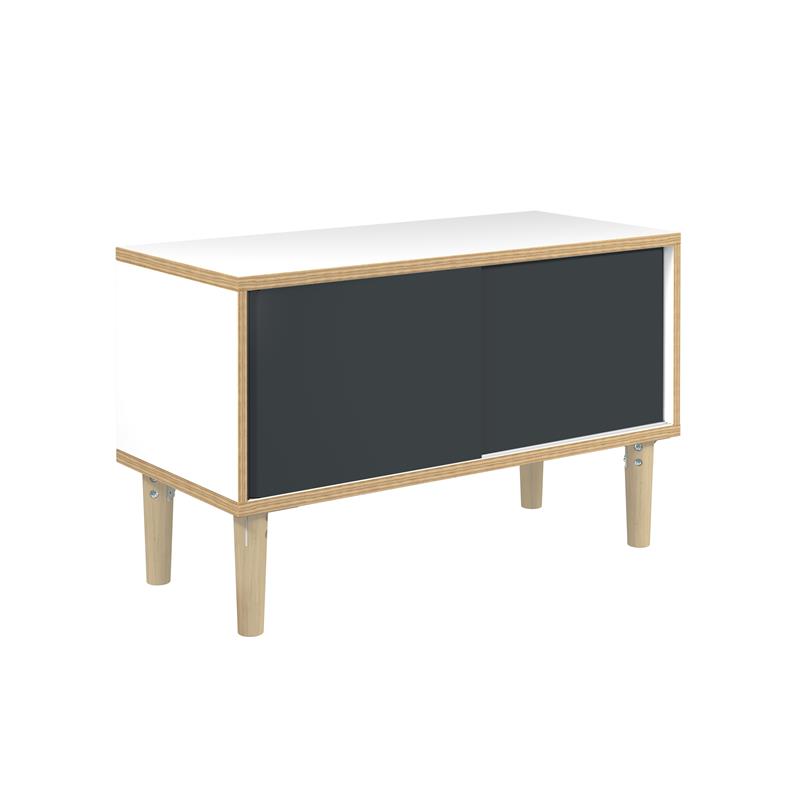 BISLEY Poise Sideboard mit Schiebetüren • Breite 1.000 mm > 450 mm Tief