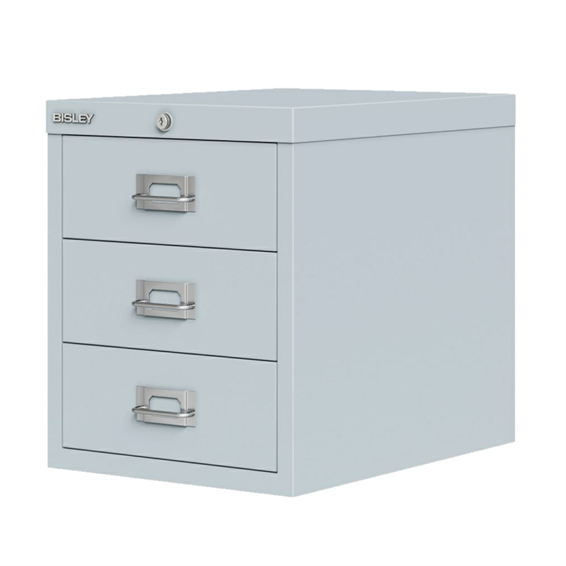 BISLEY MultiDrawer Schubladenschrank 12er Serie DIN A4 > 3 Schubladen à H 87 mm