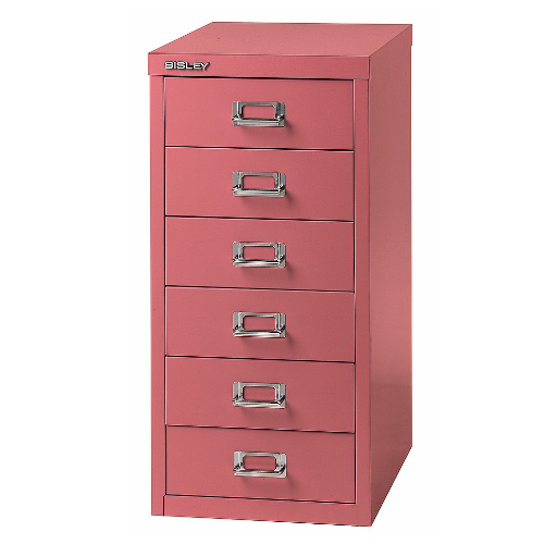 BISLEY MultiDrawer Schubladenschrank 29er Serie DIN A4 > 6 Schubladen à H 87 mm