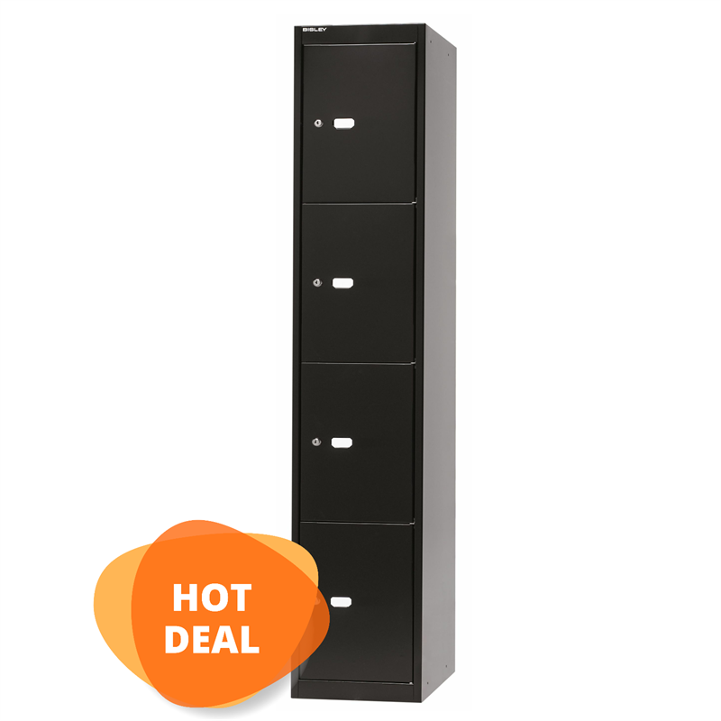 BISLEY Office Garderoben- Schließfachschrank CLK184 • Einzelspind 457 mm Tief