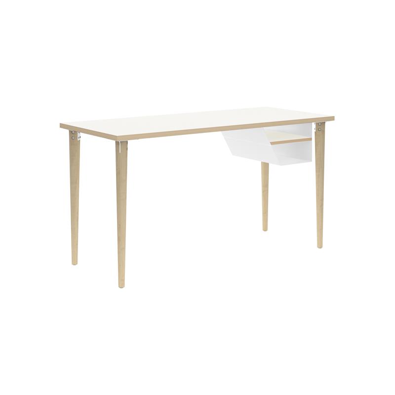 BISLEY Poise Schreibtisch 1.400 mm Breit • Home Office Arbeitstisch mit Ablage