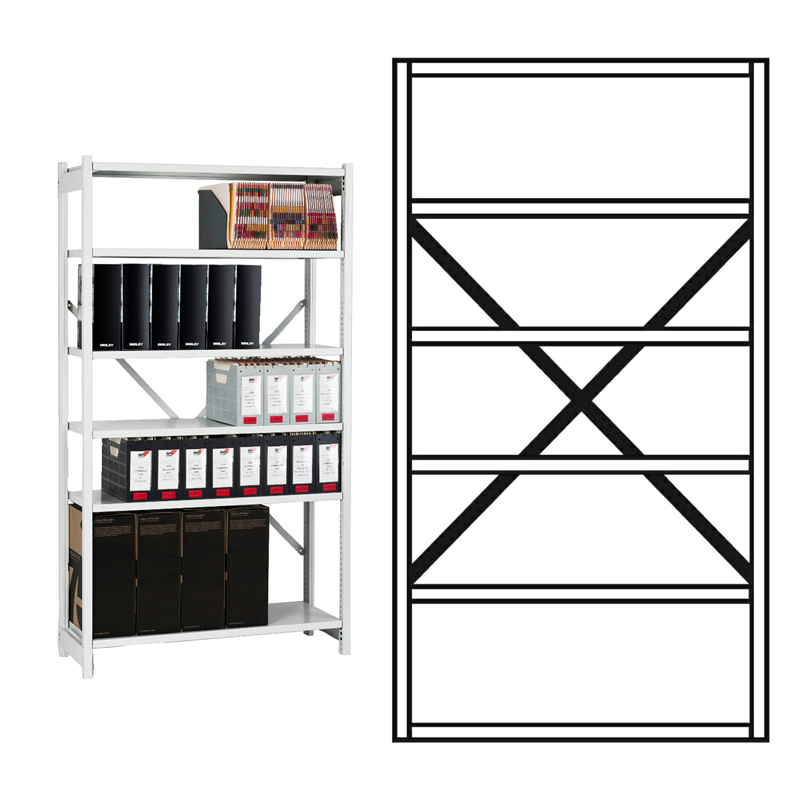 BISLEY System Büroregal • Lager- & Ordner- Regal • H 1.832 x B 832 x T 300 mm