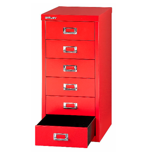 BISLEY MultiDrawer Schubladenschrank 29er Serie DIN A4 > 6 Schubladen à H 87 mm