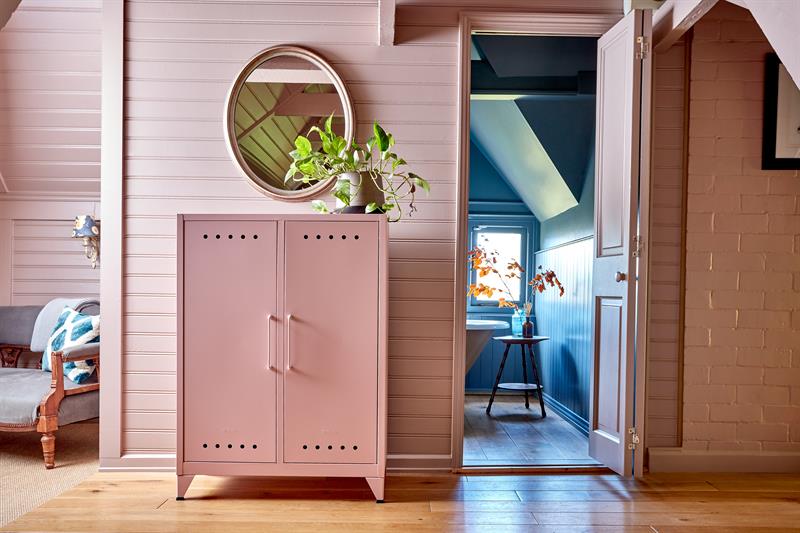BISLEY Fern Middle Sideboard • Aufbewahrungsschrank • Retro-Industrial Design