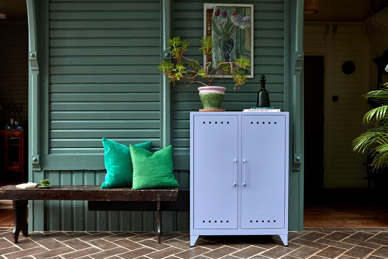 BISLEY Fern Middle Sideboard • Aufbewahrungsschrank • Retro-Industrial Design