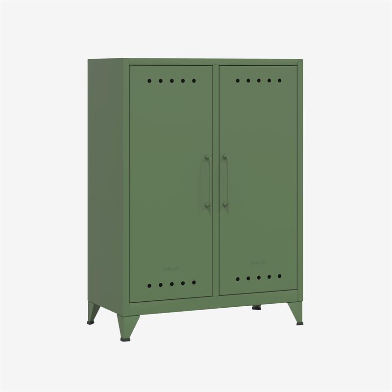 BISLEY Fern Middle Sideboard • Aufbewahrungsschrank • Retro-Industrial Design