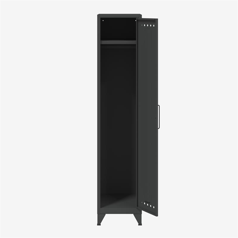 BISLEY Fern Garderobenschrank mit Hutboden und Kleiderstange • 510 mm Tief