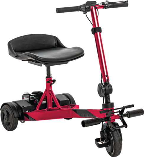 PRIDE iRide 3-Rad Reise-Elektroscooter • Elektromobil nur 19 kg • 6 KM/H