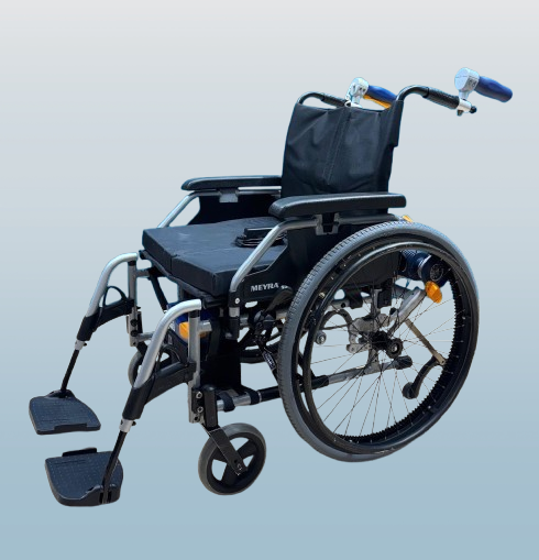 AAT Alber V-MAX Brems- & Schiebehilfe im Set mit Falt- Rollstuhl • SB 50 cm