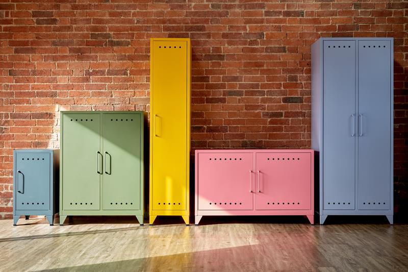 BISLEY Fern Mini Ablageschrank • Aufbewahrungsschrank • Retro-Industrial Design