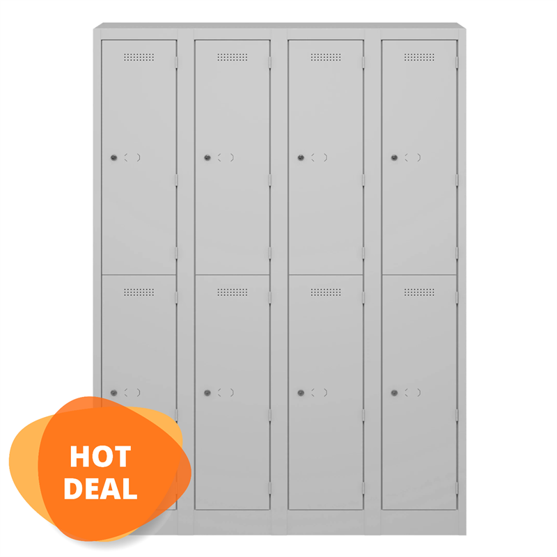 BISLEY Primary Locker Garderoben- Schließfachschrank • Wertfachspind 600 mm Tief