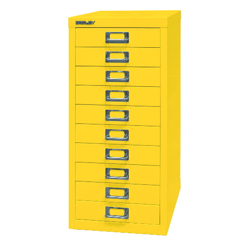BISLEY MultiDrawer Schubladenschrank 29er Serie DIN A4 > 10 Schubladen à H 51 mm