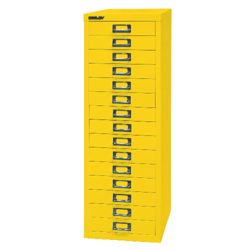 BISLEY MultiDrawer Schubladenschrank 39er Serie DIN A4 > 15 Schubladen à H 51 mm