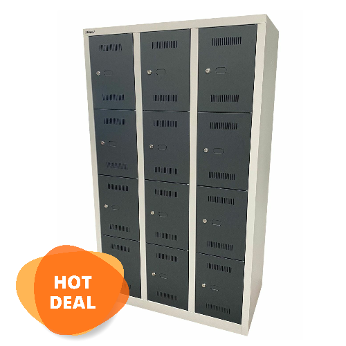 BISLEY MonoBloc™ Garderoben- Schließfachschrank • Wertfach- Spind • 500 mm Tief