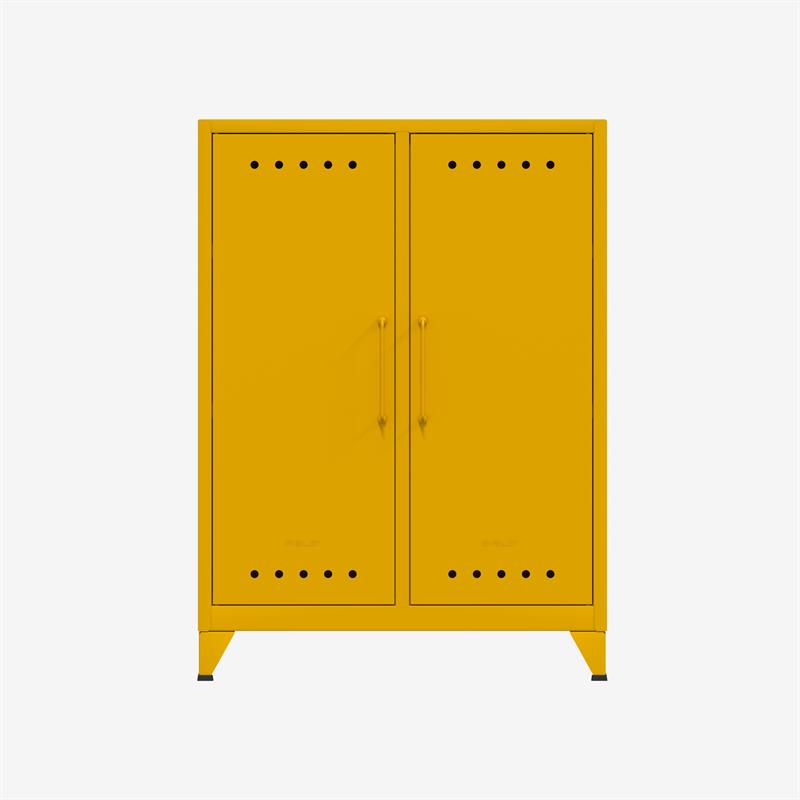 BISLEY Fern Middle Sideboard • Aufbewahrungsschrank • Retro-Industrial Design