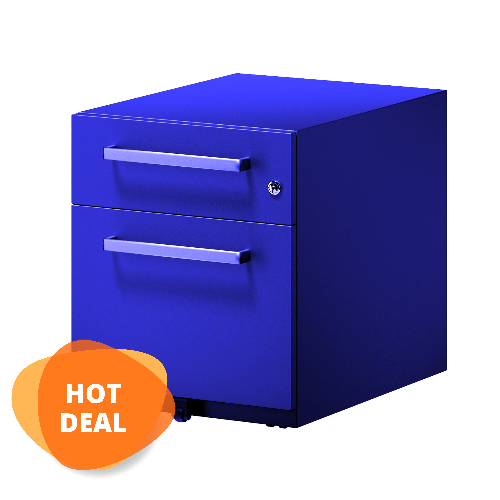 BISLEY Note™ Rollcontainer 565 mm Tief • Mobiler Schreibtisch- Beistellschrank