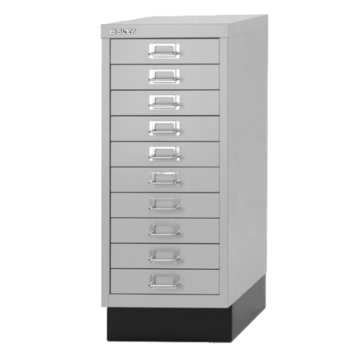 BISLEY MultiDrawer Schubladenschrank 29er Serie DIN A4 > 10 Schubladen à H 51 mm