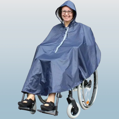 ROLKO rainPRO Rollstuhl- Poncho • Regencape für Rollstuhlfahrer