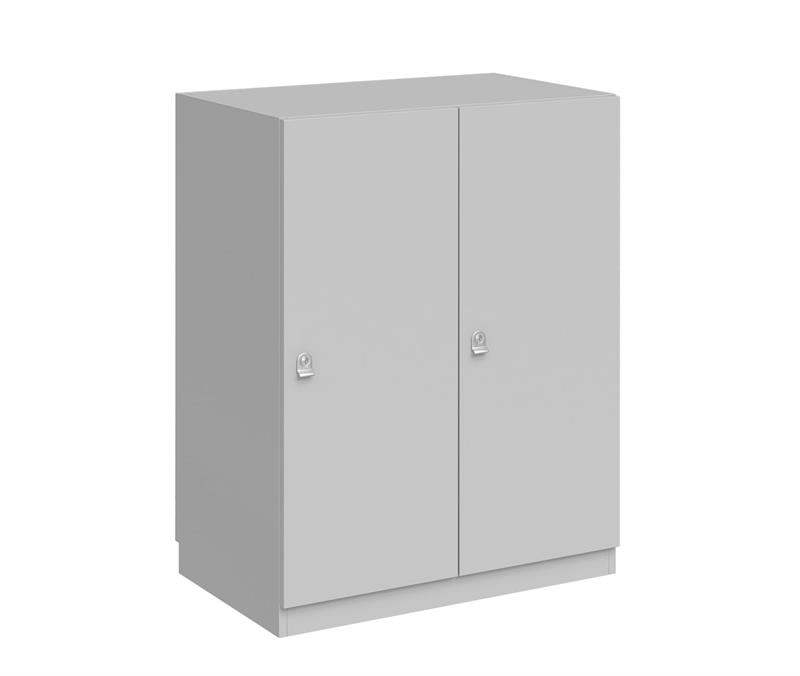 BISLEY Pren Garderobenschrank • 2 Abteile mit je 1 Kleiderstange > 500 mm Tief