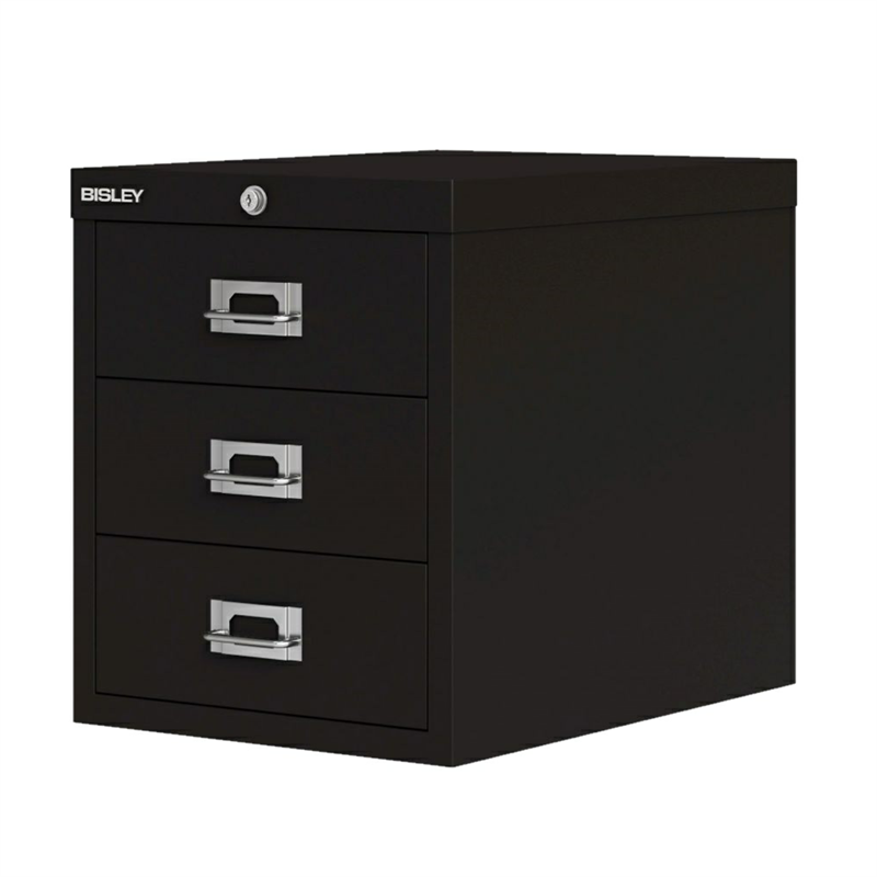 BISLEY MultiDrawer Schubladenschrank 12er Serie DIN A4 > 3 Schubladen à H 87 mm