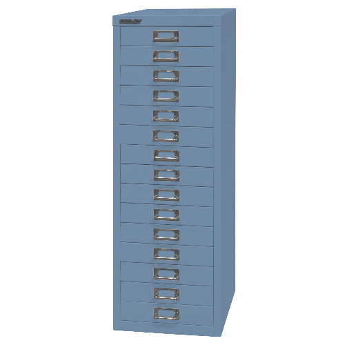 BISLEY MultiDrawer Schubladenschrank 39er Serie DIN A4 > 15 Schubladen à H 51 mm